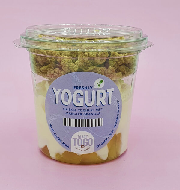 ToGo Griekse yoghurt mango granola