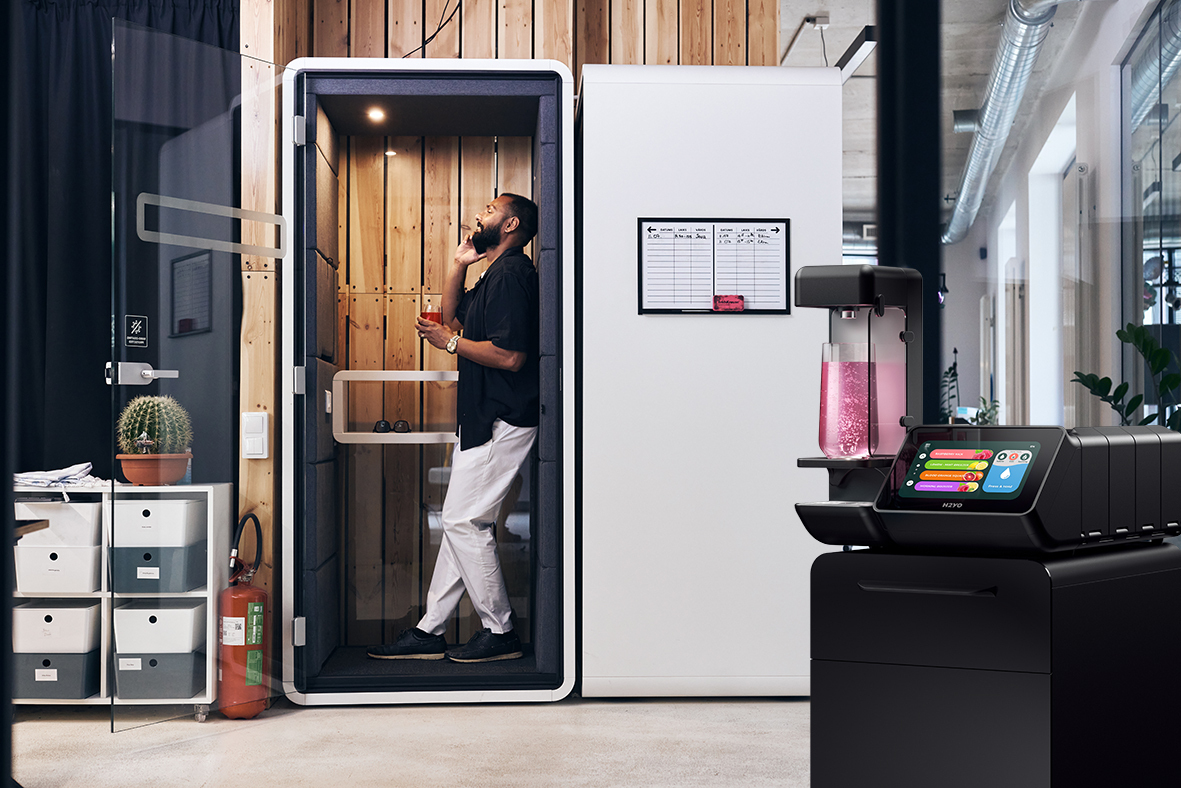 H2YO OfficeCabin 7 met dispenser - LQ