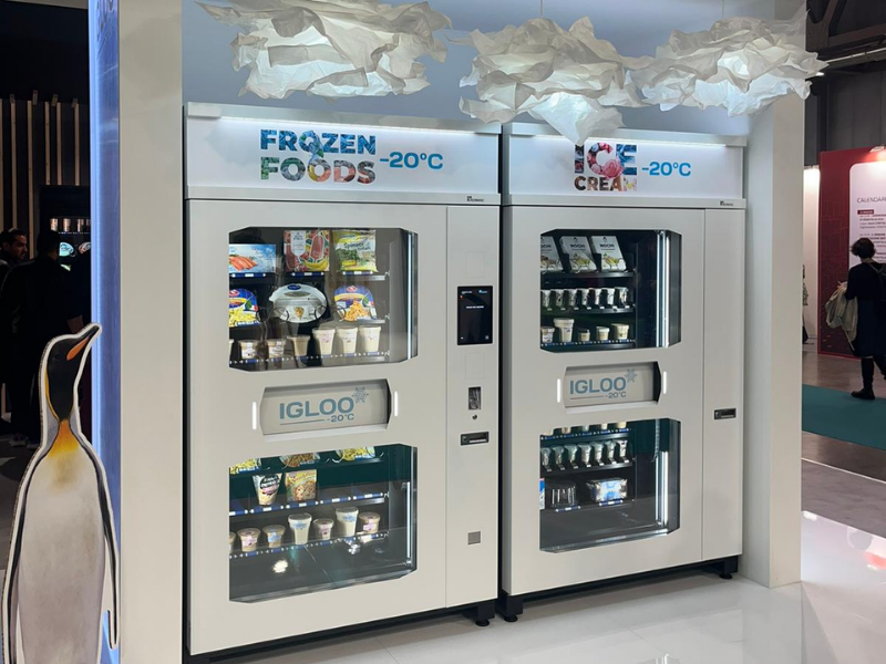 Diepvriesautomaat van TastyLockers voor bevroren producten