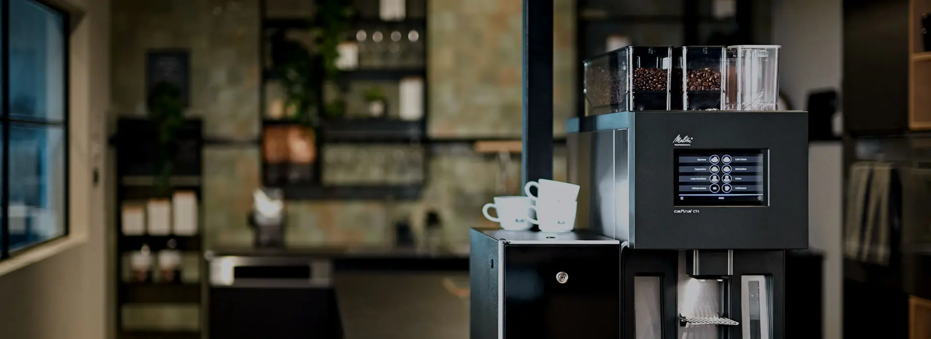 Koffievoorziening in een kantooromgeving