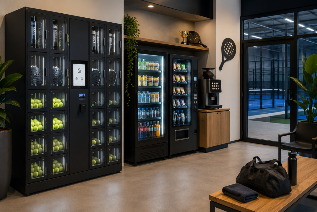 Onbemande oplossingen sportcomplexen en padelclubs - TastyLockers